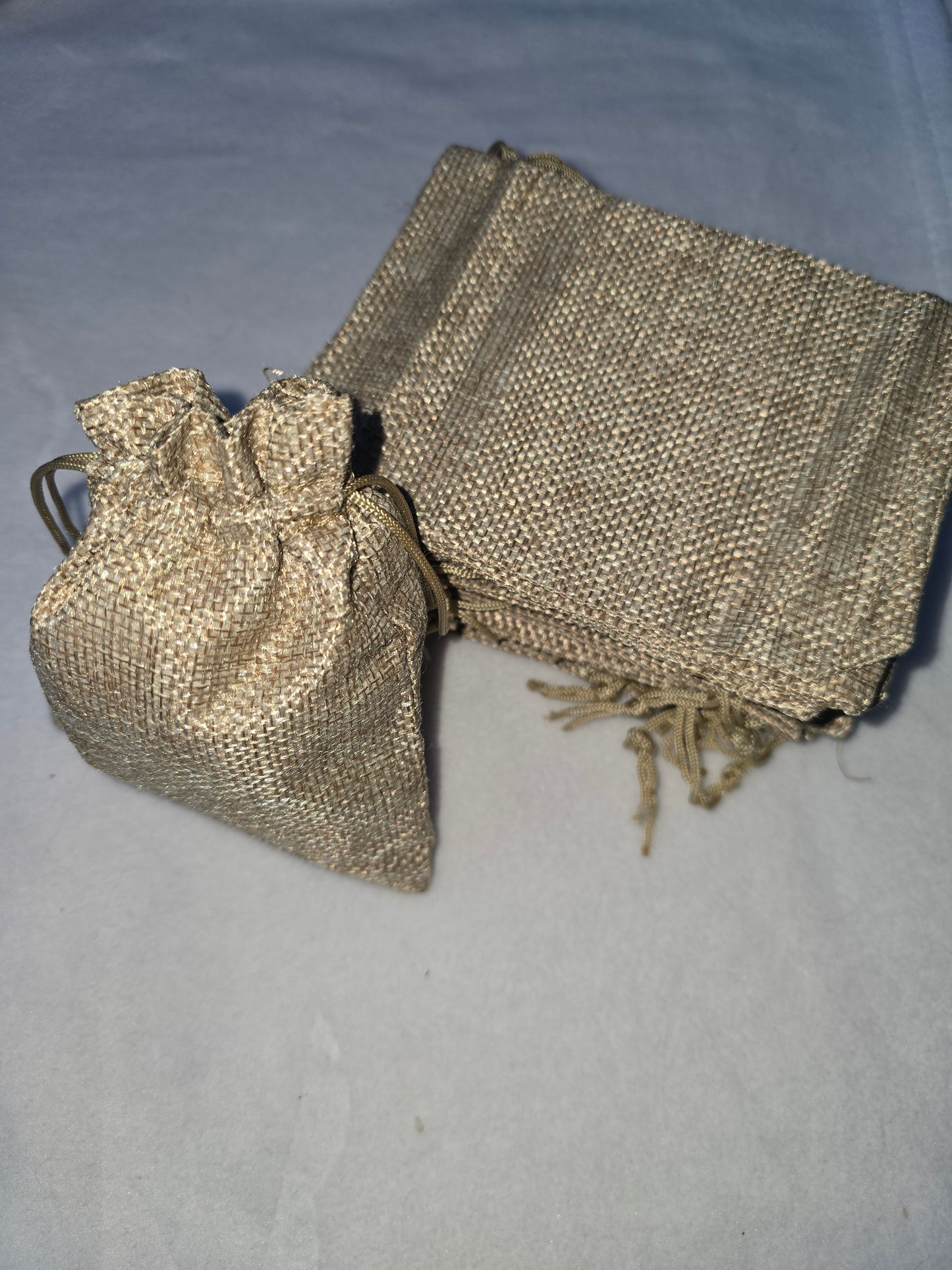 Small hessian bags