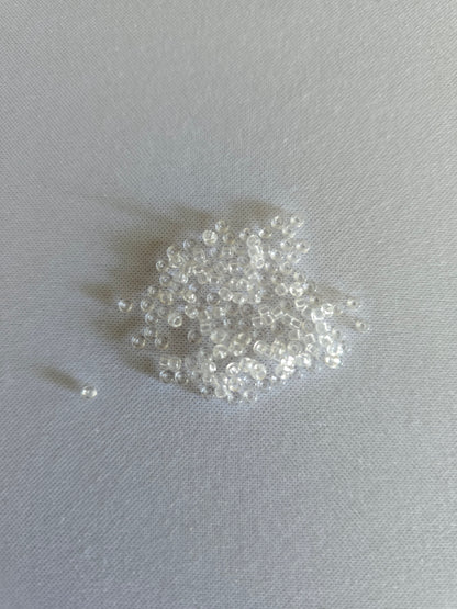 Sparkle White seed beads