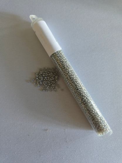 Grey Ceylon Seed Beads