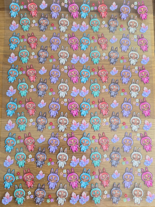 UV TINY MONSTER SHEET