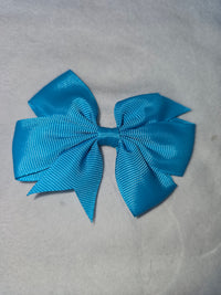 Small hair bows all the blues