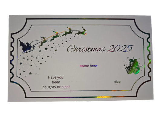 Naughty or Nice ticket 2