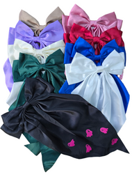 Large bow hair clips