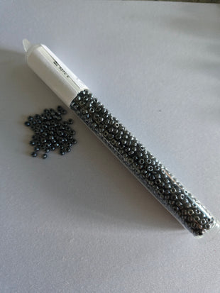 Gunmetal Grey Seed Beads