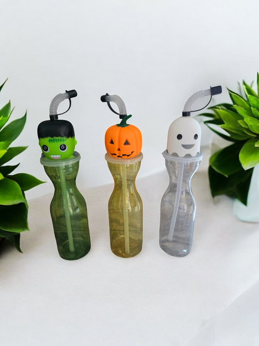 Halloween spooky character bottles