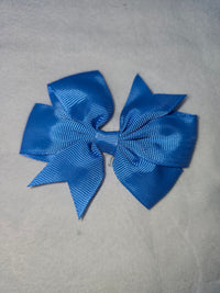 Small hair bows all the blues