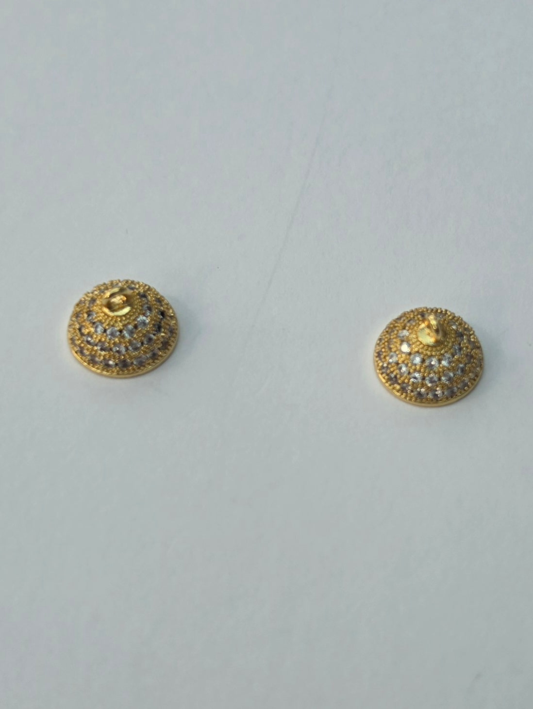 Gold Coloured Crystal Magnetic Ball Clasp – Jewellery Making Finding