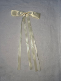 hair bow with long tails