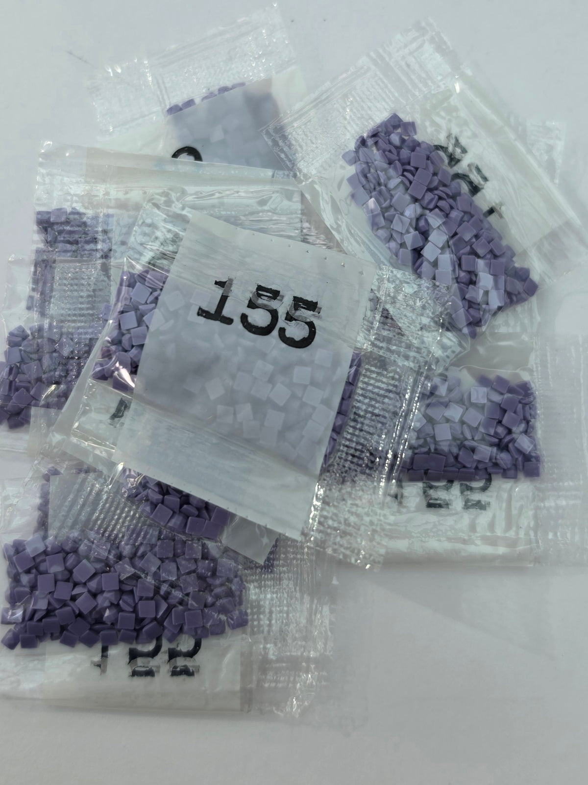 DMC 155 Purple Square Diamond Painting Drills – 10 Bags