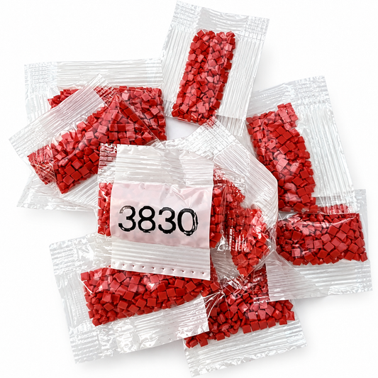 Diamond Painting Square Drills – DMC 3830 – 10 Small Packs