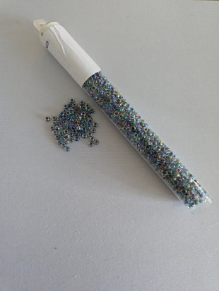 Blue Crystal Seed Beads