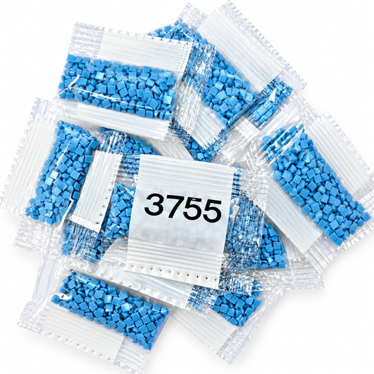 Diamond Painting Square Drills – DMC 3755 Baby Blue – 14 Packs