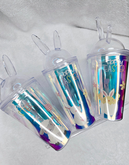 Easter Holographic Tumbler
