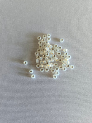 White/Gold Colour Seed beads