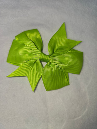 Small hair bows darker colours