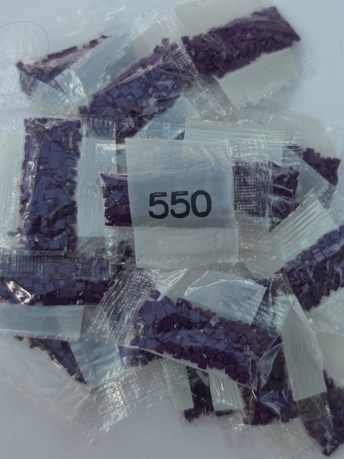 DMC 550 – Square Diamond Painting Drills – 19 Packets