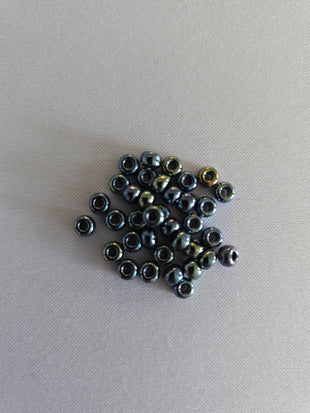 Gunmetal Iris Seed Beads