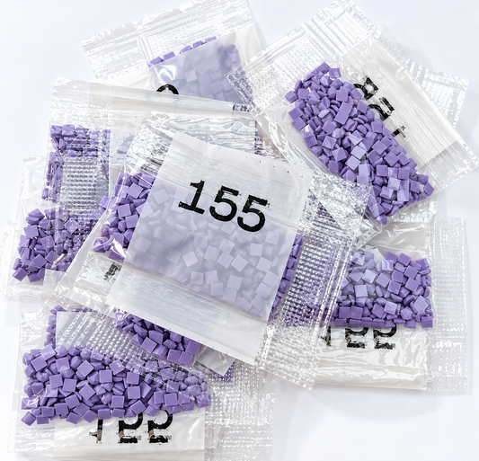 DMC 155 Purple Square Diamond Painting Drills – 10 Bags