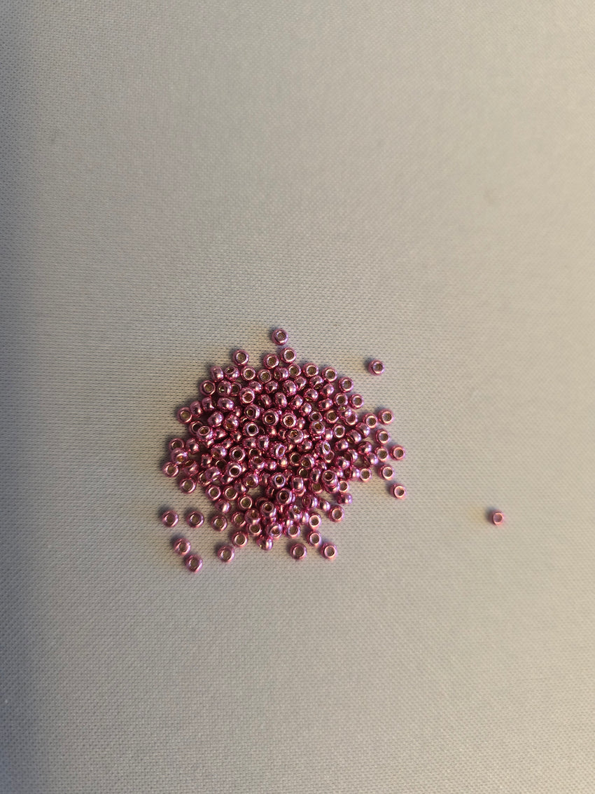 Hot Pink Seed Beads