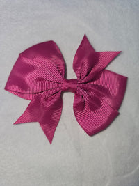 Small hair bows pinks