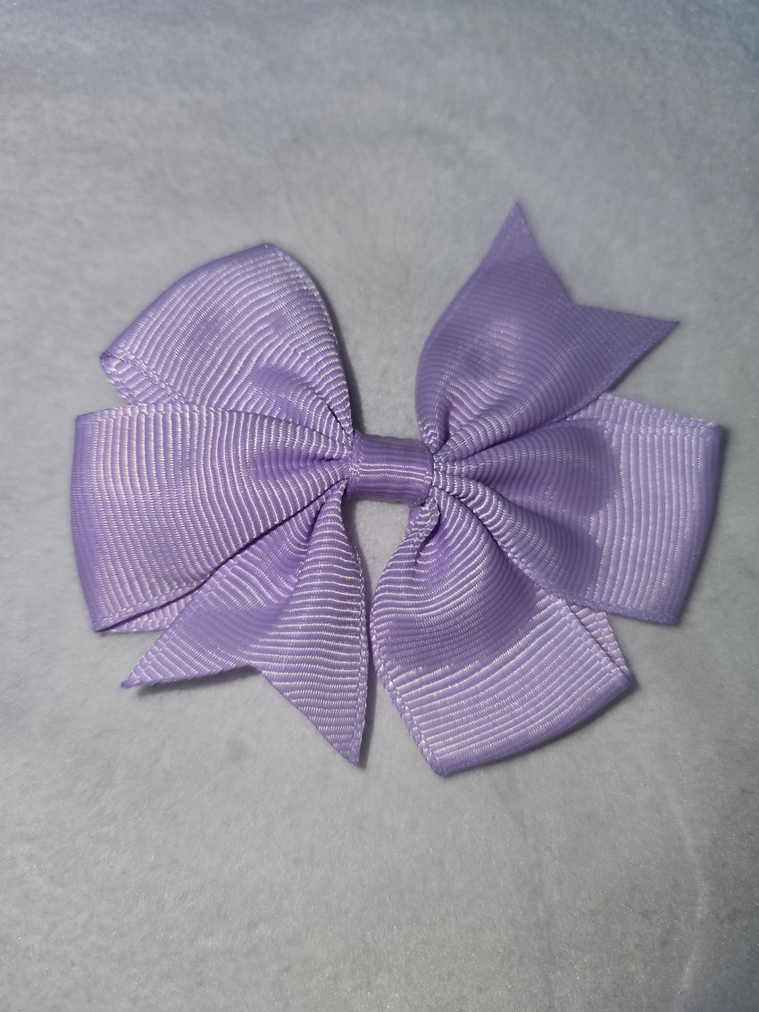 Small hair bows darker colours