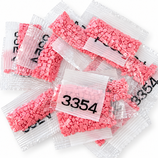 Diamond Painting Square Drills – DMC 3354 Light Dusty Rose – 12 Packets