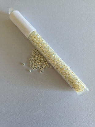 White/Gold Colour Seed beads