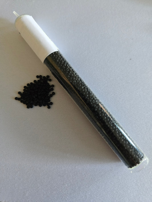 Matte Black SM seed beads