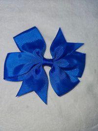 Small hair bows all the blues