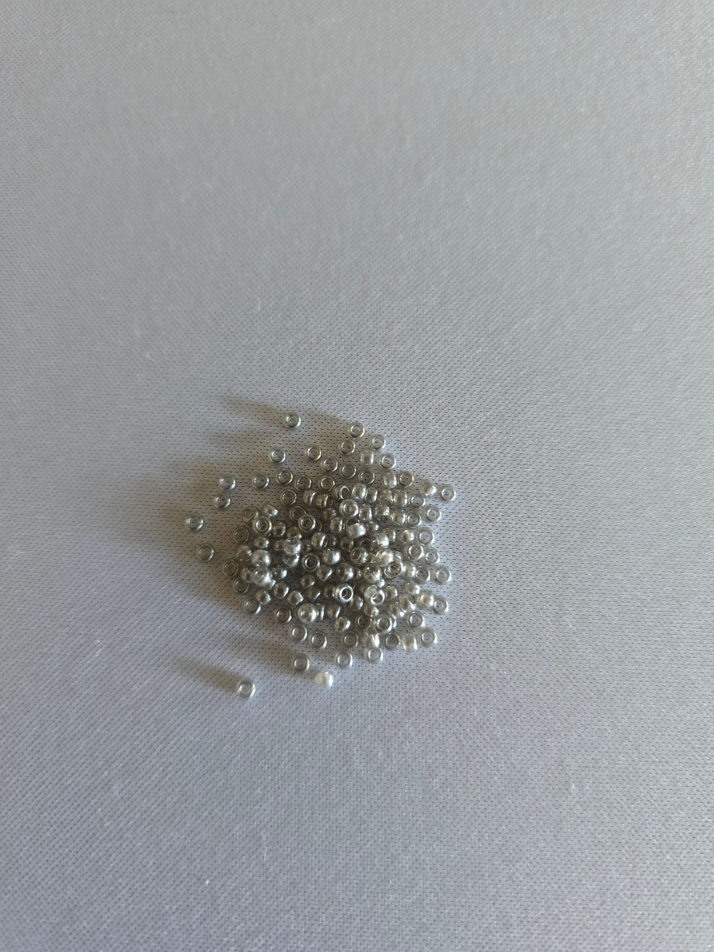 Grey Luster Seed Beads