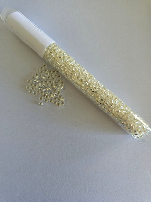 White Sparkle Seed bead