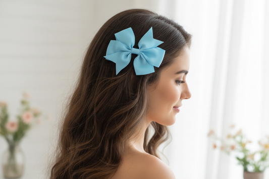 Small Hair Bows Blues – 3