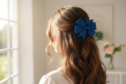 Small Hair Bows Blues – 5