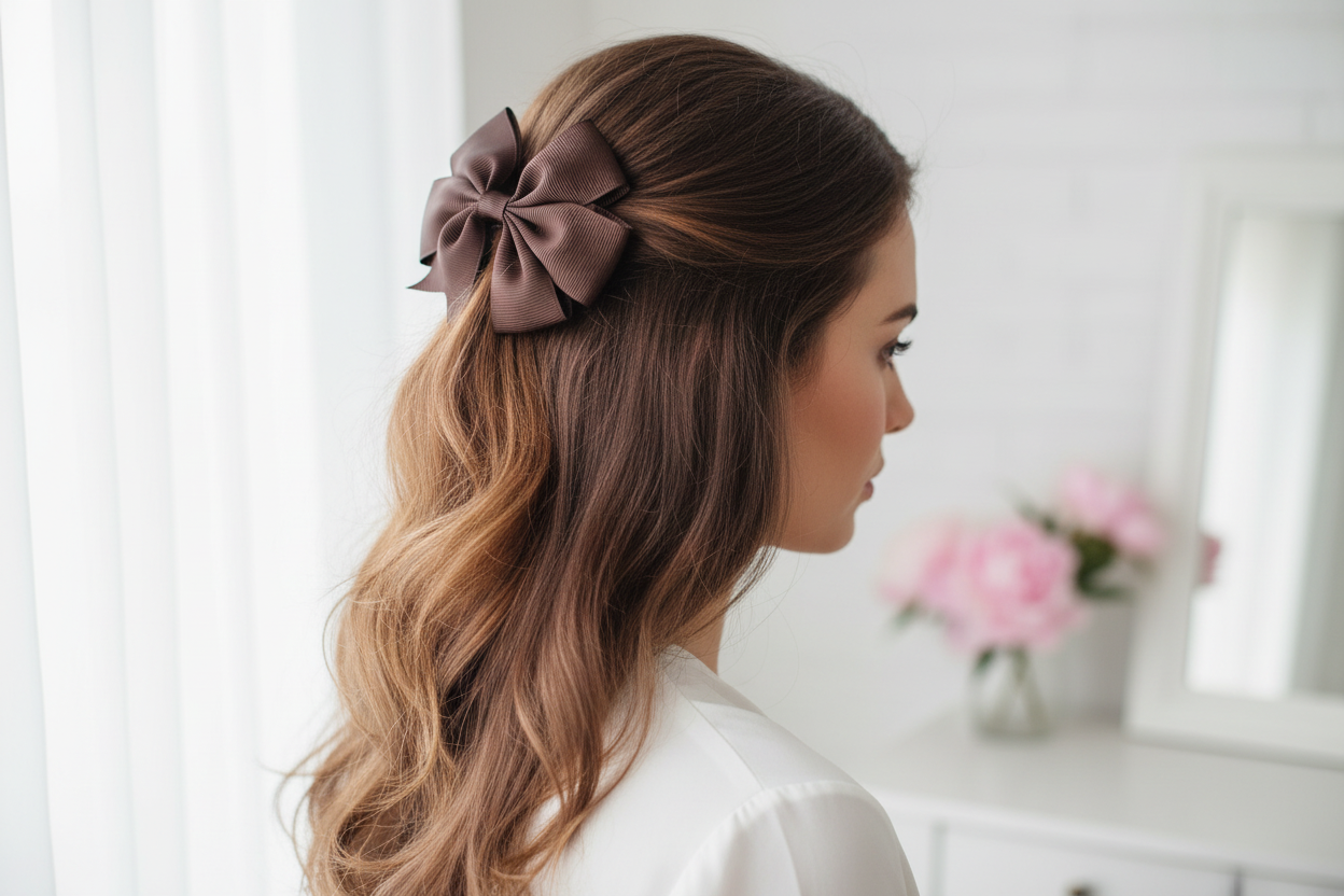 Small Hair Bows Darker – 9