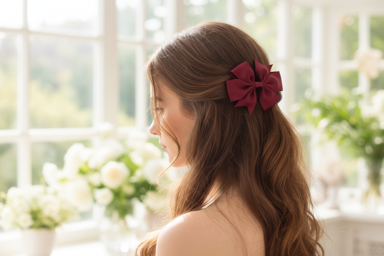 Small Hair Bows Light – 10