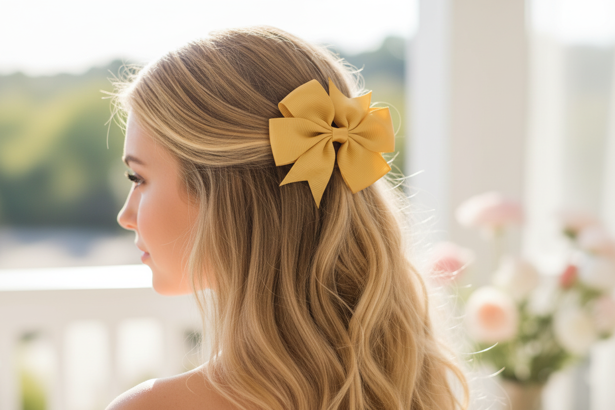 Small Hair Bows Light – 5