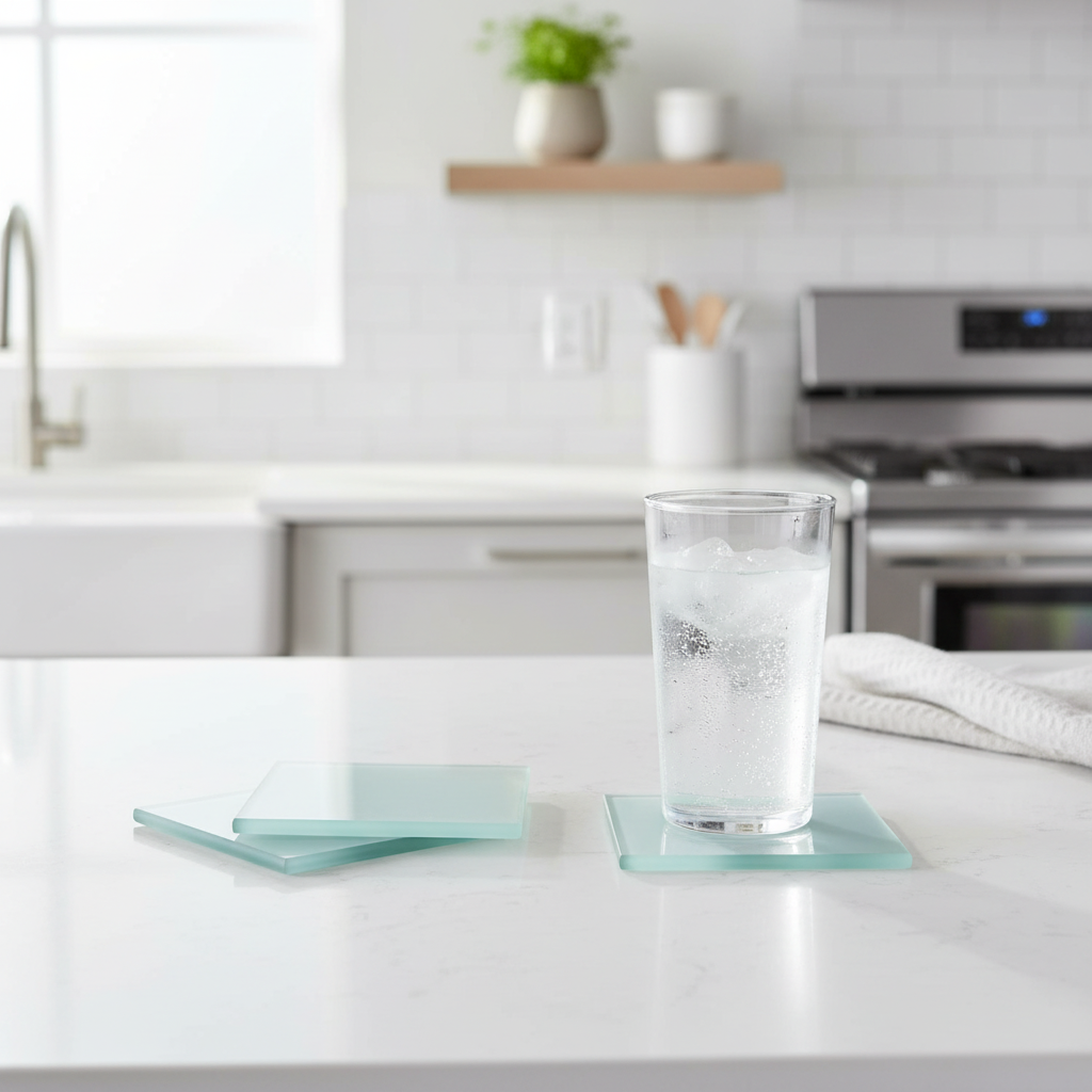 Square Glass Coaster