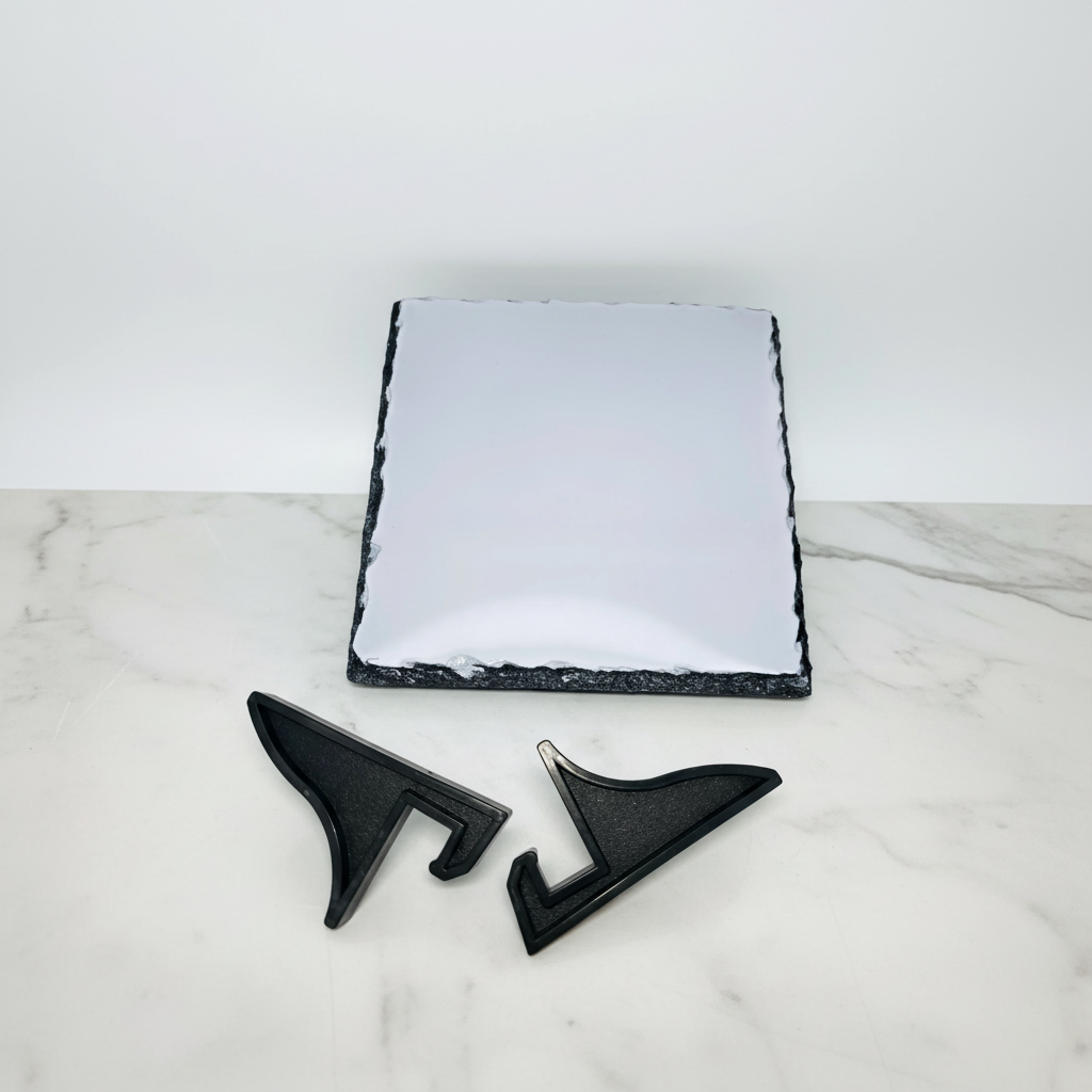 Square Photo Slate - Marble