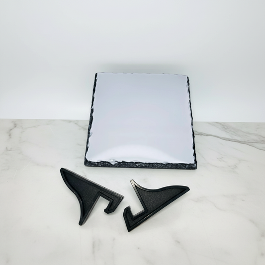Square Photo Slate - Marble