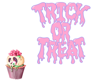 DTF Transfer Trick or Treat & Cake