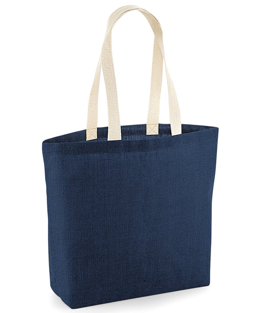 Unlaminated jute shopper [blue]