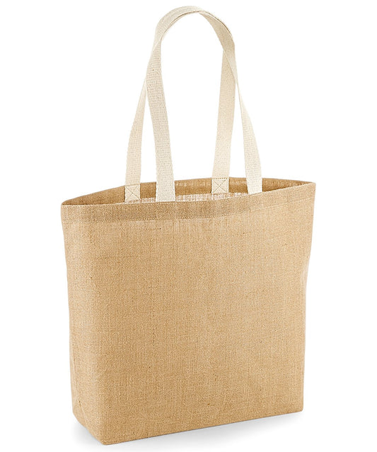 Unlaminated jute shopper [natural]