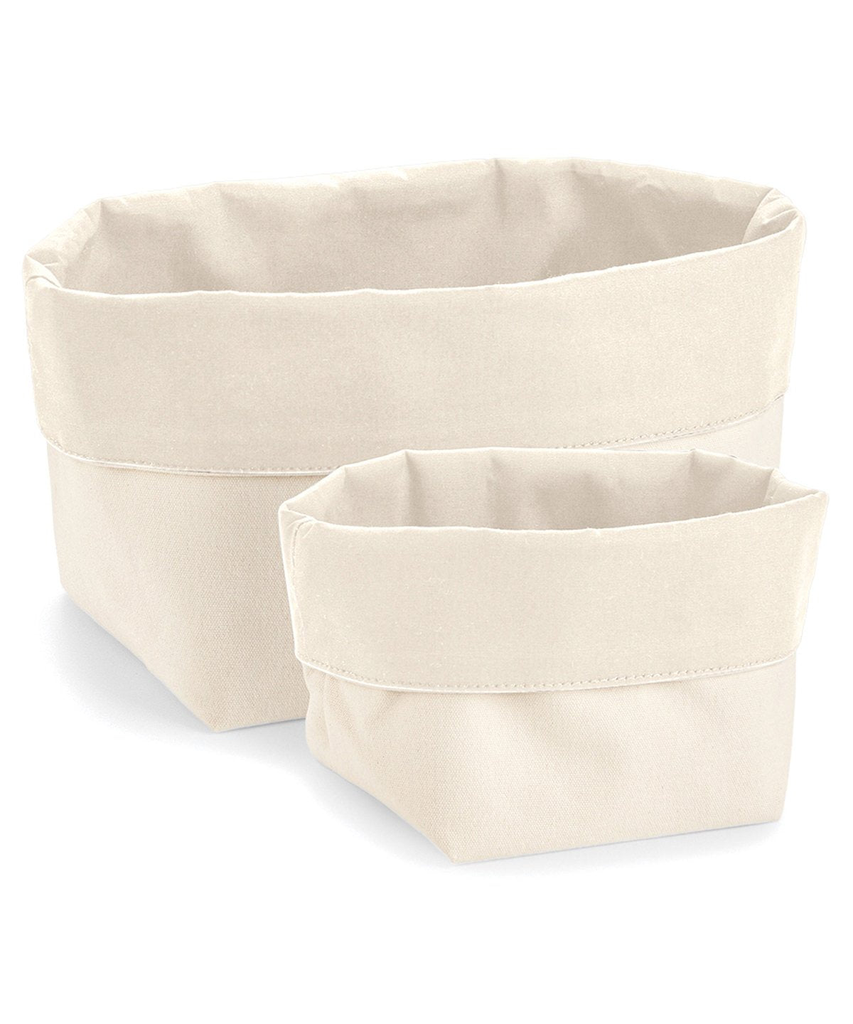 Reversible canvas organiser-natural