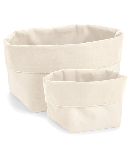 Reversible canvas organiser-natural